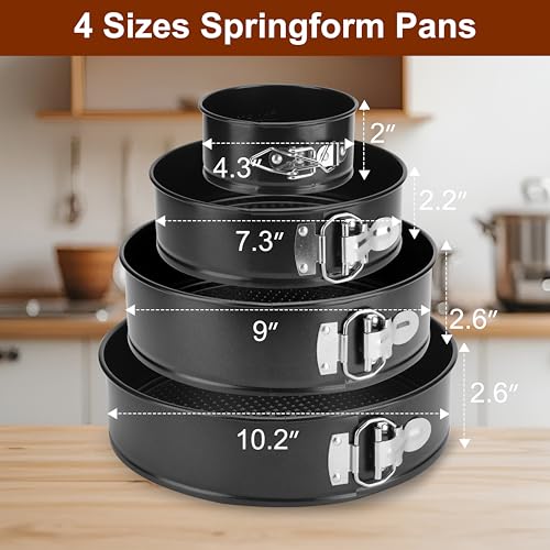 Springform Pan Set of 4 (4 Count)