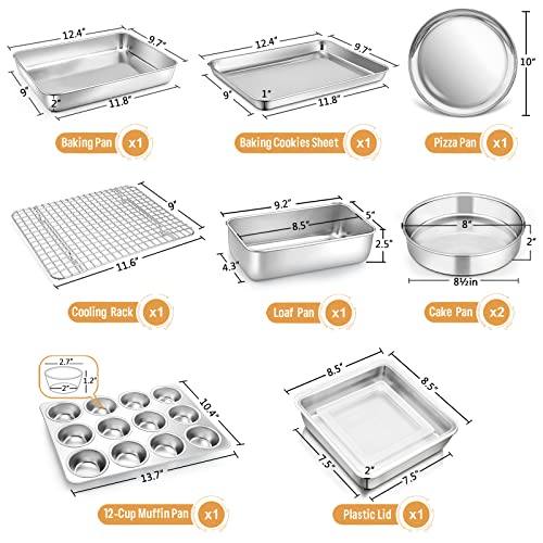 10 Piece Baking Pans set (10 Count)