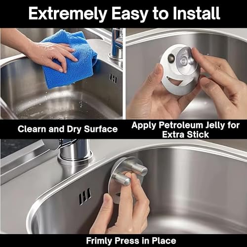 Scrub Daddy Caddy Organizer for Kitchen Sink & Bathroom (Stainless Steel 1 Pack)