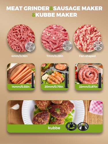 Electric Meat Grinder 3200W Multifunctional