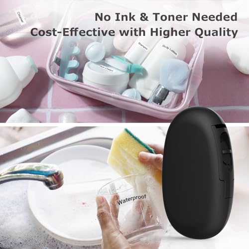 E10 Bluetooth Label Maker Machine with 3 Tapes (3 Count)