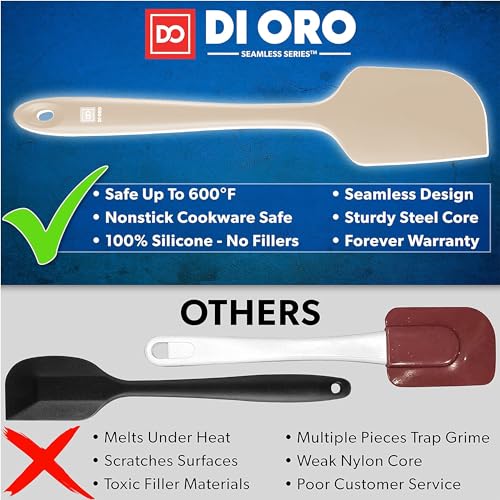 DI ORO Silicone Spatula Set (Clay)