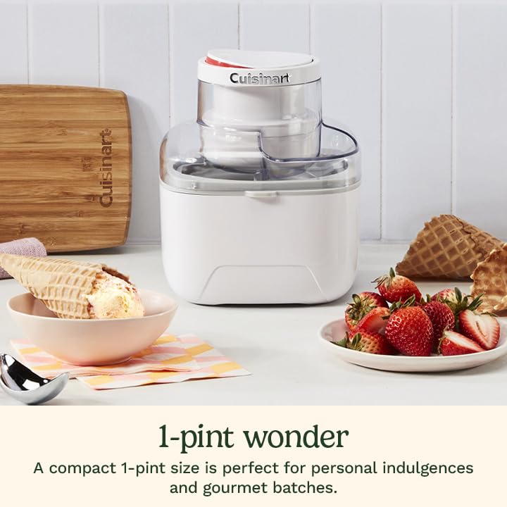 1 pt Wonder Ice Cream Maker (White / 1 Pint)