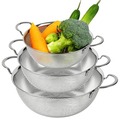 Stainless Steel Colander Set of 3 (3 Count)