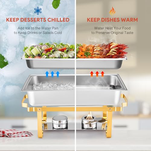 Chafing Dishes for Buffet (2 Packs)