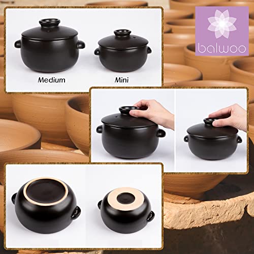 Korean Earthenware Pot Ttukbaegi (Medium)