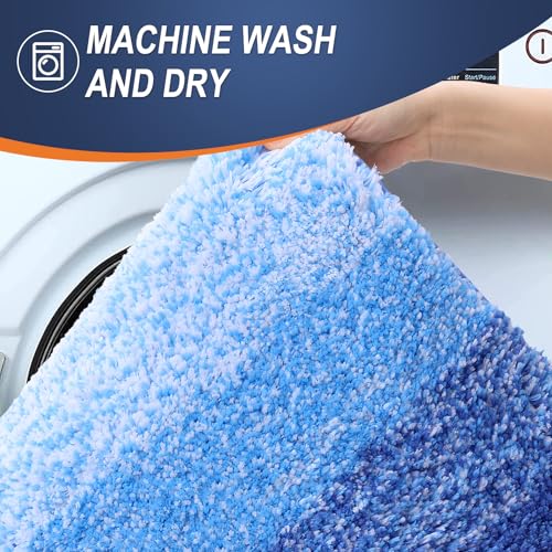 Bathroom Runner Rug 70x24 (70" X 24" / Light Royal Blue)