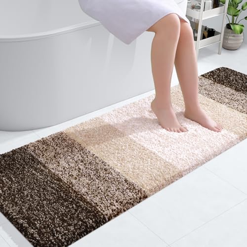 Bathroom Runner Rug 59x20 (59" X 20" / Light Brown)