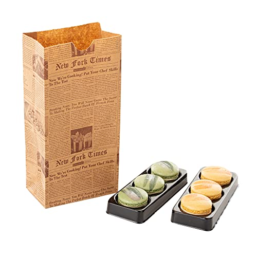 Bag Tek 2 Lb Disposable Lunch Bags 100 Sturdy Take Out Bags (2 lb / Kraft Newsprint)
