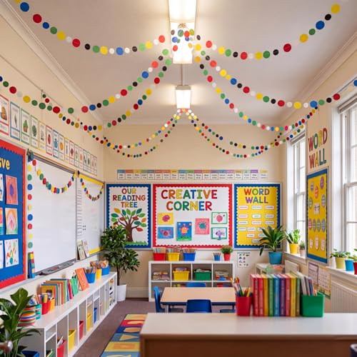 10 Pieces Dot Garland Banner Hanging (Classic Color)