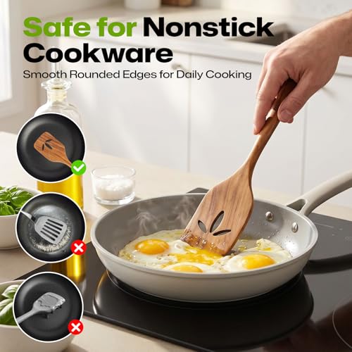 6 Piece Wooden Kitchen Utensil Set (6Pcs Wooden Kitchen Utensils)