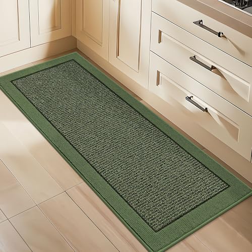 Kitchen Runner Rug 24"x60" (Green / 24" X 60" (Rectangular))