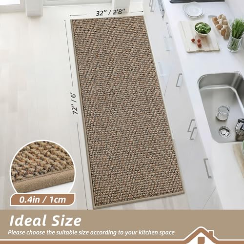 Kitchen Runner Rugs 32"x72" (Taupe / 32" X 72" (Rectangular))