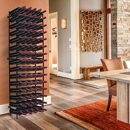 Freestanding Floor Wine Rack (75 Bottles)