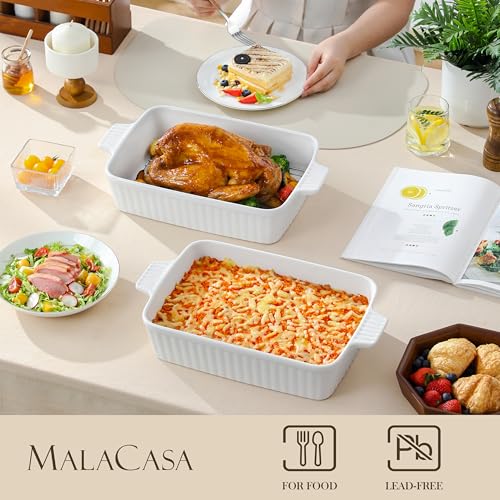 4.4 QT Baking Dishes with Rack