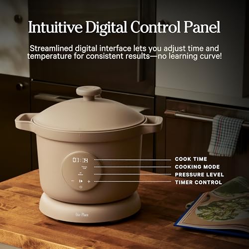 Dream Cooker 6 Qt Ceramic Nonstick Pressure Cooker & Multicooker (Spice)
