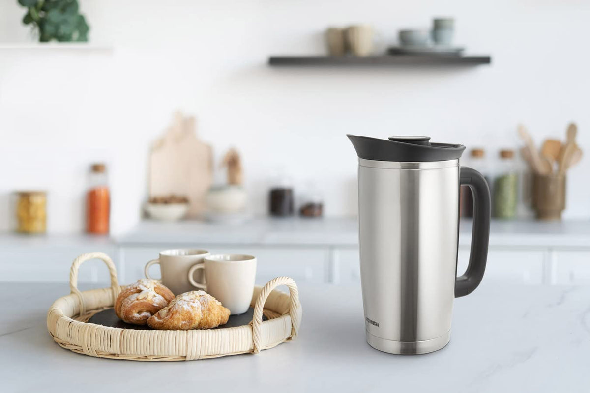 SK XAE10XA Fresh Brew Vacuum Insulated Stainless French Press