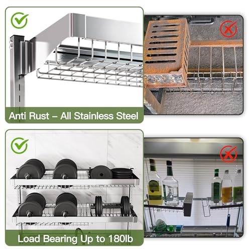 Over The Sink Dish Drying Rack (Silver / 25.5"-35.5"(W)x11.9"(L)x31.5"(H))