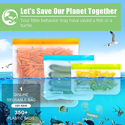 Reusable Food Storage Bags (Multicolor)