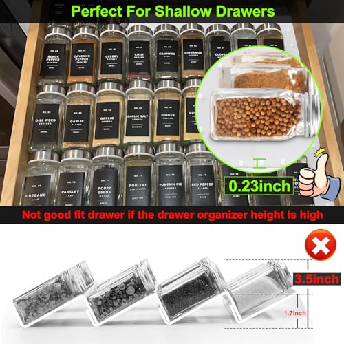 Spice Drawer Organizer Insert