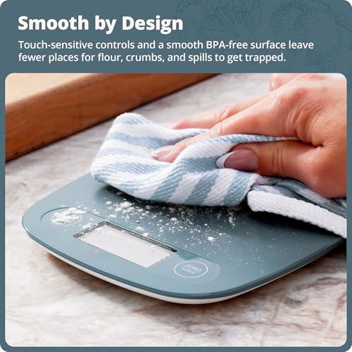Food Scale Slim & Compact Build (Stone Blue)