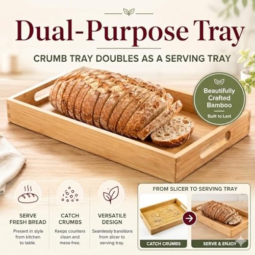 Bread Slicer For Homemade Bread (1/2" and 1/3" thick slices)