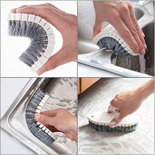 Dish Brush Set 4 Pack with Handle