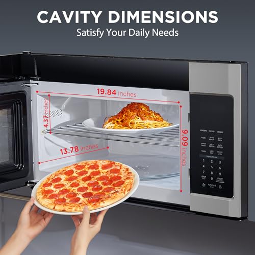 Over the Range Microwave Oven (1.9 Cu.Ft Stainless Steel)