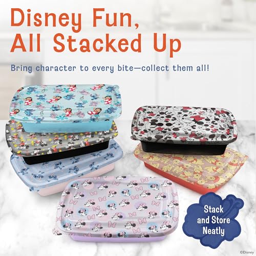 Disney Stitch Meal Prep Containers (Stitch (Blue & Pink))