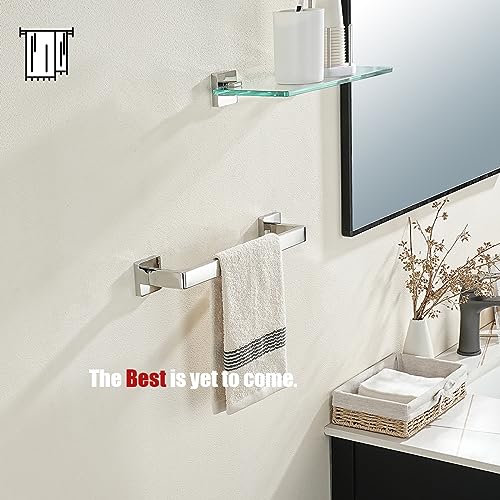 Polished Towel Bar (16.41 Inch / Polished Steel)