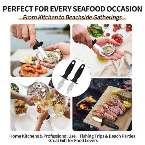Oyster Knife Shucker Oyster Shucking Tool Perfect for Opening Clams (1 Pack)
