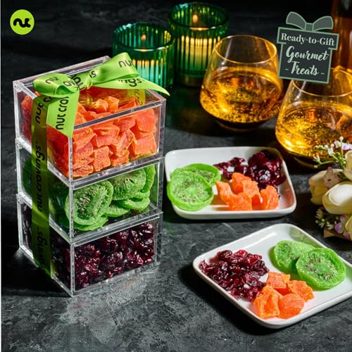 Dried Fruits Acrylic Tower (Lucite Fruit Assortment)