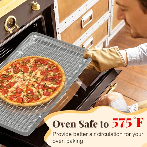 2 PCS Grid Wire Baking Cooling Racks