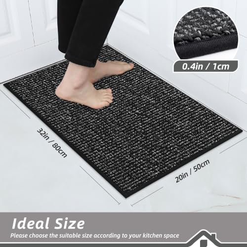 Kitchen Rugs 20"x32" (Black / 20" X 32" (Rectangular))