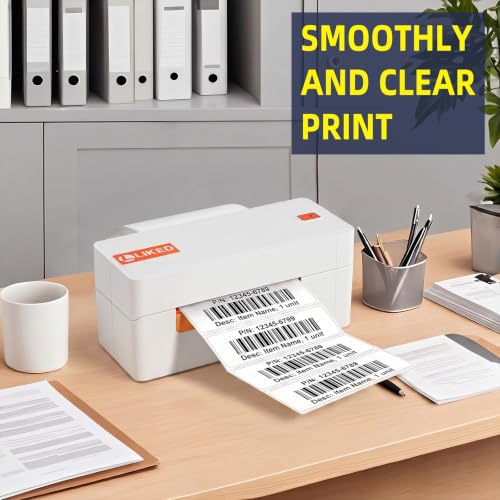 L Liked 1400 Thermal Labels 4"x1" (4"x1"-1 Roll)