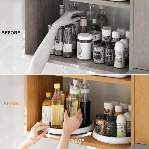 Lazy Susan Turntable Organizer 2 Pack