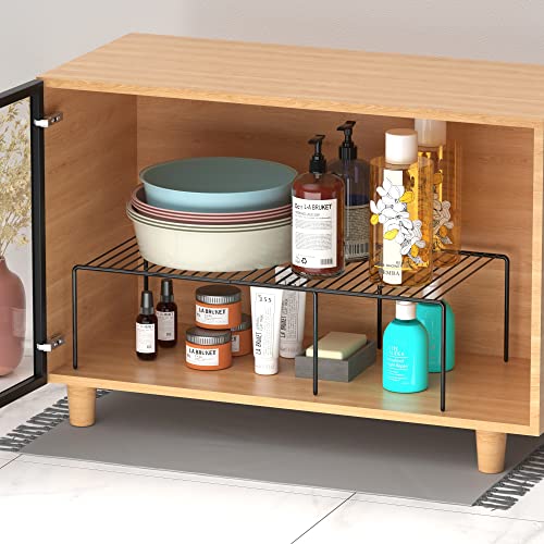 Expandable Metal Rustproof Kitchen Counter Shelf Rack (6 Count)