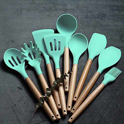 Kitchen Cooking Utensils Set (Green)