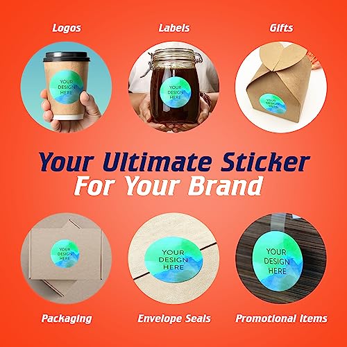 Custom Vinyl Stickers Your Image (100 Count)