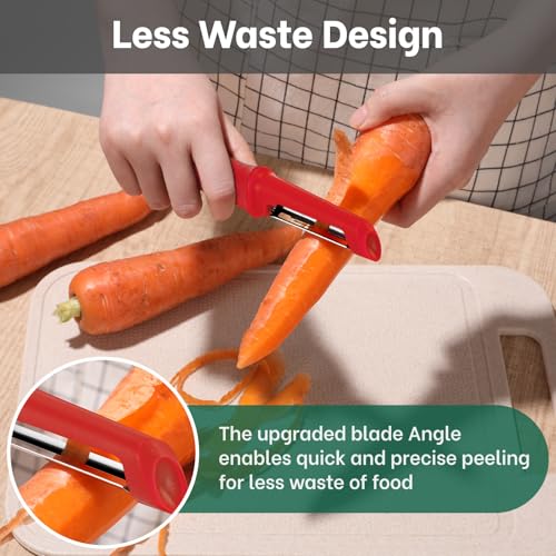 Swivel Vegetable Peeler (Red)
