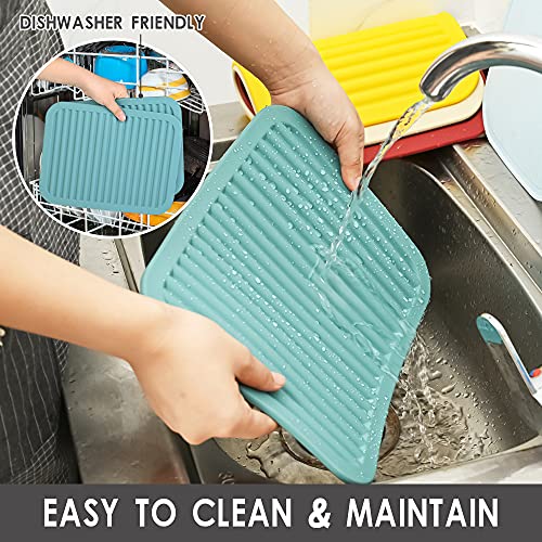 Silicone Trivets Mats for Hot Dishes and Hot Pots (2 Count)