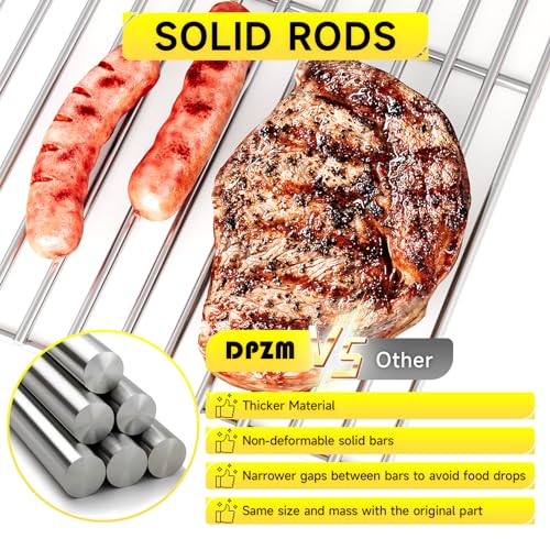 17'' x 26.4'' Stainless Steel Cooking Grates Grill for Nexgrill (17''D x 26.4''W)