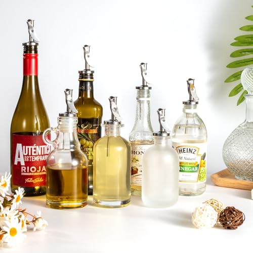 Automatic Liquor Pour Spouts (Silver / 6PCS)