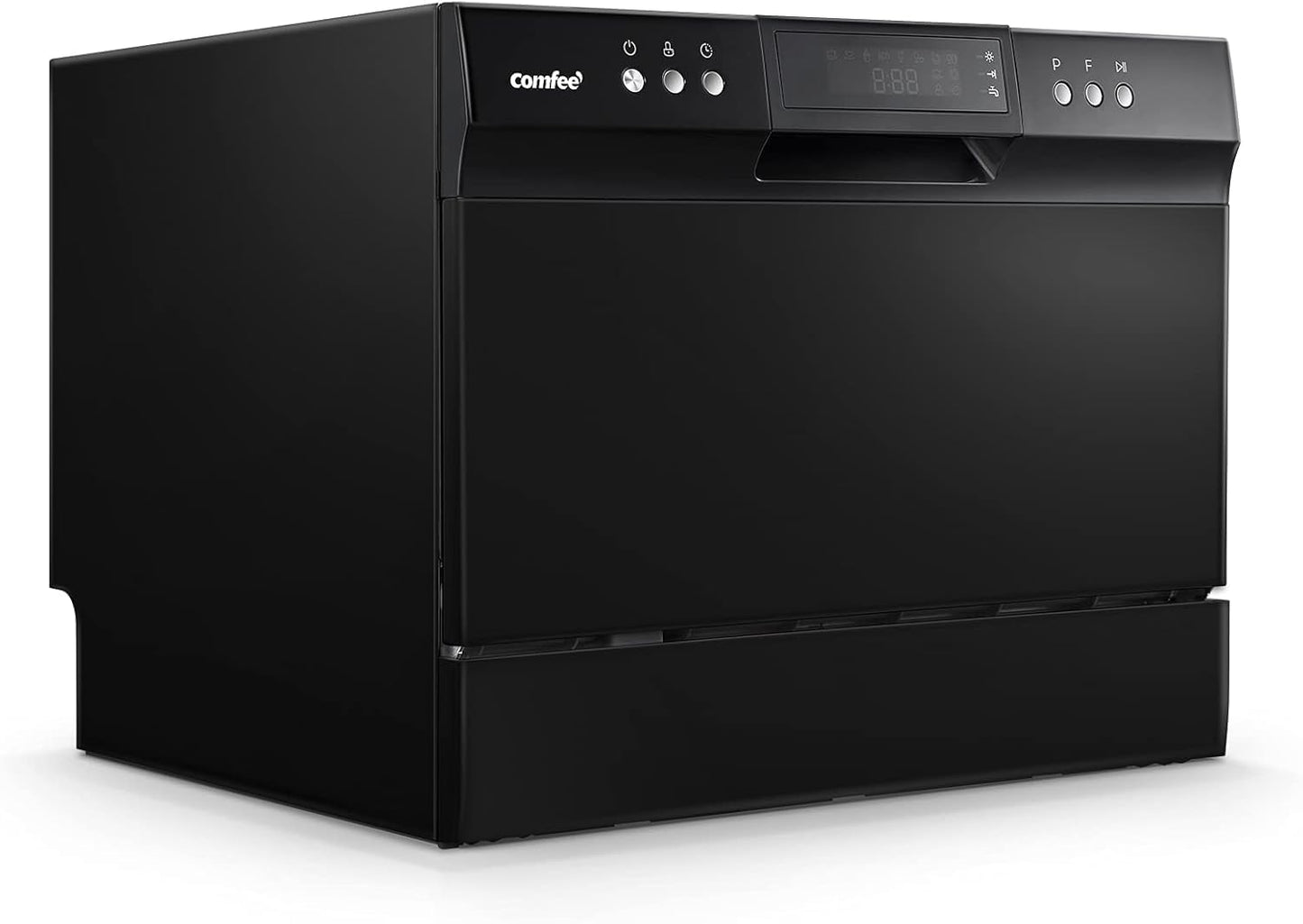 COMFEE’ Countertop Dishwasher (Black)