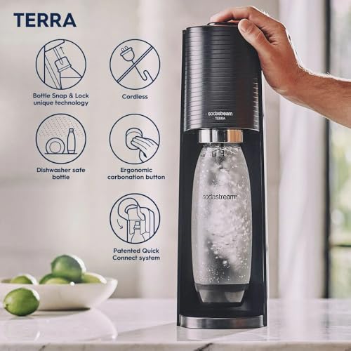 TERRA Sparkling Water Maker (White / Starter Kit)