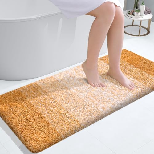 Bathroom Runner Rug 40x24 (40" X 24" / Golden Yellow)