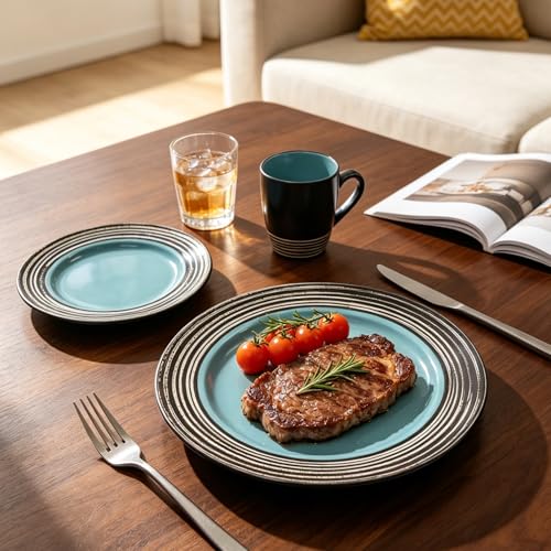 HomeVss 48 Piece Dinnerware Set
