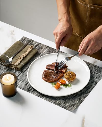 Porcelain Dinnerware Set for 6 (Polar White / Set(24pcs))