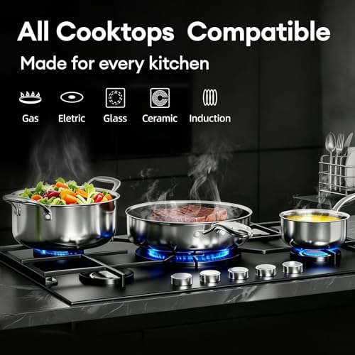Hybrid Stainless Steel Cookware Set