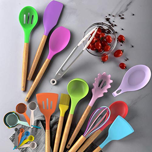 Kitchen Cooking Utensils Set (Colorful)